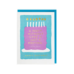 Archivist Čestitka A Party Without Cake