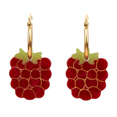 Coucou Suzette Naušnice Raspberry