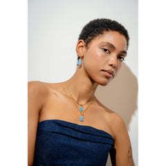 Crystal Haze Nostalgia bear Fizzy Pave privjesak - Blueberry