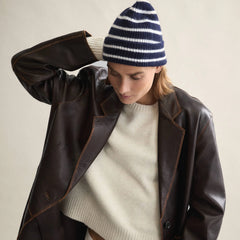 Le Bonnet Kapa Midnight Stripe - 100% vuna