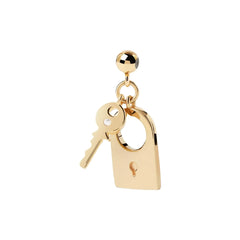 PDPAOLA Charm privjesak Padlock & key