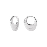 PDPAOLA Volcano naušnice - srebrne