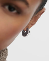 PDPAOLA Wave naušnice - srebrne