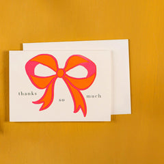 Archivist Čestitka Thank you Bow