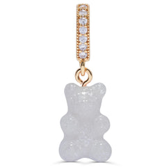 Crystal Haze Nostalgia bear Pave privjesak -  Glittery
