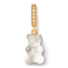 Crystal Haze Nostalgia bear Pave privjesak - Ice